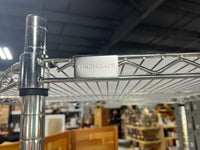 Frontgate Industrial Corner Shelf on Casters