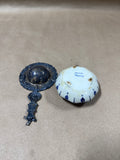 Delft Holland Blue White Porcelain Tea Strainer Bowl