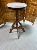 Marble Top Pedestal Stand/Table