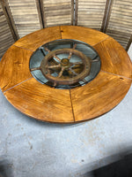 Ship's Wheel Coffee Table