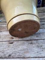 C-Yellow Glazed Terracotta Planter Saucer