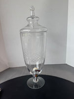 Shannon by Godinger Dublin Cut Glass Beverage Dispenser