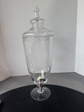 Shannon by Godinger Dublin Cut Glass Beverage Dispenser