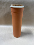Terra Cotta Spaghetti Canister With Cork Lid