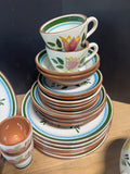 64-Piece Stangl Hand Painted Country Garden Floral China Set