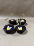 Nests With Eggs Picture Holders — Set Of 4
