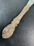 Reed & Barton Mirrorstele Dinner Knife with Sterling Silver Handle