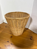 Hand Woven Wicker Waste Basket