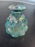 Light Blue Fenton Carnival Glass Jacqueline Bud Vase