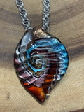 Chunky Monet Chain with Glass Pendant