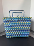 Woven PVC Large Tote Bag