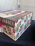 Trio of Floral Decorative Storage Boxes