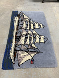 Sailing Ship Hook Rug