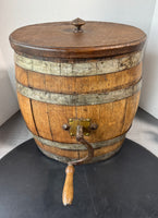 Hand Crank Vintage Wooden Butter Churn Barrel