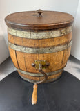 Hand Crank Vintage Wooden Butter Churn Barrel