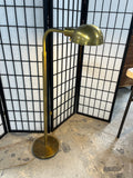Brass Floor Lamp, Adjustable Height
