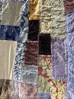 Velvet & Jacquard Patchwork Hand Made Quilt