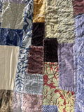 Velvet & Jacquard Patchwork Hand Made Quilt