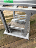 Metallic Silver Tone Bird Feeder
