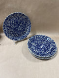 Bennington Pottery Blue Agate Plates #1629 (H) - Set Of 4