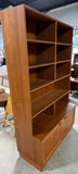 Sejling Skabe Danish Mid Century Modern Two Piece Console with Hutch ***HEAVY ITEM***