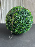 Faux Boxwood Topiary Sphere