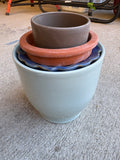 Lot of Five Assorted Planters