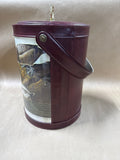 Canvas Backed Duck Leather Ice Bucket