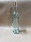 Embossed Glass Bottle With Cork