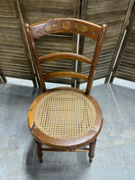 Vintage Chair with Cane Seat