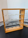 Pair of 16-Slot Wooden Hanging Golf Ball Displays