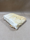Pair Of 3D Chalkware Floral Wall Hangings