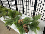 Bin of Assorted Faux Garlands/Greenery (A)