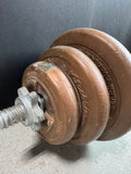 EZ Weightlifting Curl Bar with Adjustable Plates