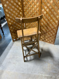 Antique Chair/Folding Step Stool