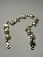 Sterling & Cultured Pearl Bracelet