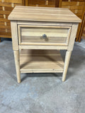 Ashley Furniture Light Natural Wood Tone Night Stand with Drawer