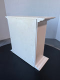 White Painted Wooden Freestanding Trinket Shelf