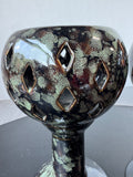 Pair of Three Hands Pottery Chalice Candle Holders & Luminaries