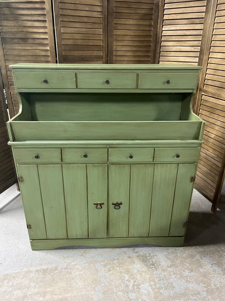 Green Painted Dry Sink
