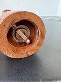 Seashell Accented Stainless Steel & Wooden Pepper Mill (WORKS)