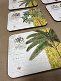 Williamsburg Tropical Coasters With Case - Set Of 6