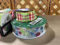 M- Pastel Ribbon Lot, 14 rolls