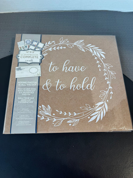 Gibson To Have & To Hold Sealed Complete Wedding Scrapbook