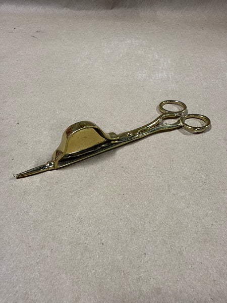 (A) Brass Candle Snuff Scissors // 2 AVAILABLE ** PRICED INDIVIDUALLY**