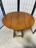 Petite Drop Leaf Side Table, Hitchcock Style
