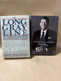 The Long Gray Line / The Reagan Diaries Books - Pair