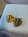 Gold Tone Vintage Heart Locket