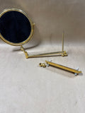 Kimball & Young Brass Swing Wall Mirror AS IS