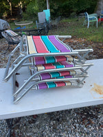 Set of 3 Low Sitting Beach Chairs